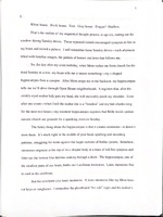 Photograph of page 1 of David Pope '05's thesis "Five-Point Turn"