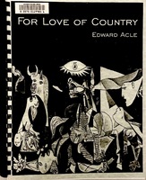Photograph of cover of Edward Acle's thesis