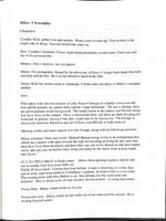 Photograph of page 1 of "Mikey: A Screenplay" by Jason Ferris