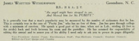 A bio detailing how "Purity Jim" got through college with a minimal of exertion.