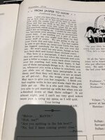 The second page of the short story contains a letter home in gibberish from a mother to her son