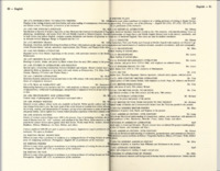 Screenshot of college catalog listing courses available in the English department