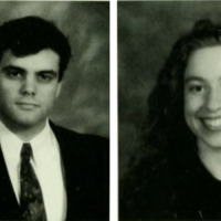 Senior class portraits of Edward Acle and Laura Susan Leibfreid