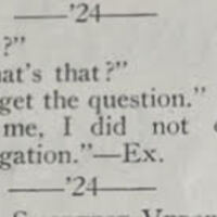 "Huh" joke from Caps and Bells