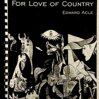 Photograph of cover of Edward Acle's thesis