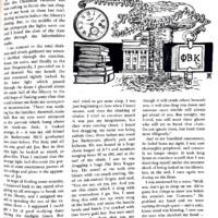 Image of a short satirical story from the December 1962 Scripts 'N Pranks