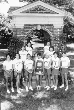 1984 women's tennis team