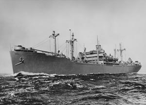 Ship at sea