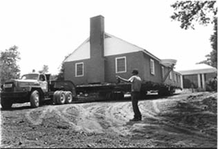 Building and truck