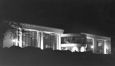 Vail Commons by night