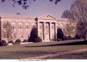 the front of the building