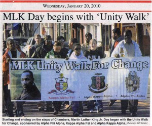 MLK Day article, Jan.20, 2010