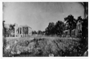 View of Davidson College 1950 before the Chambers Renovation