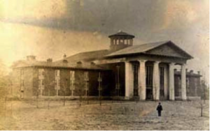 Image of Old Chambers before the fire (with the cupola on top).Photograph Collection, number 123412. Davidson College Archives, Davidson, N.C.