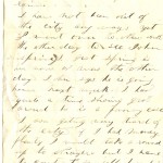 Handwritten letter to "brother" page 2, Aug. 5, 1854