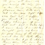 Handwritten letter to "brother" page 3, Aug. 1854