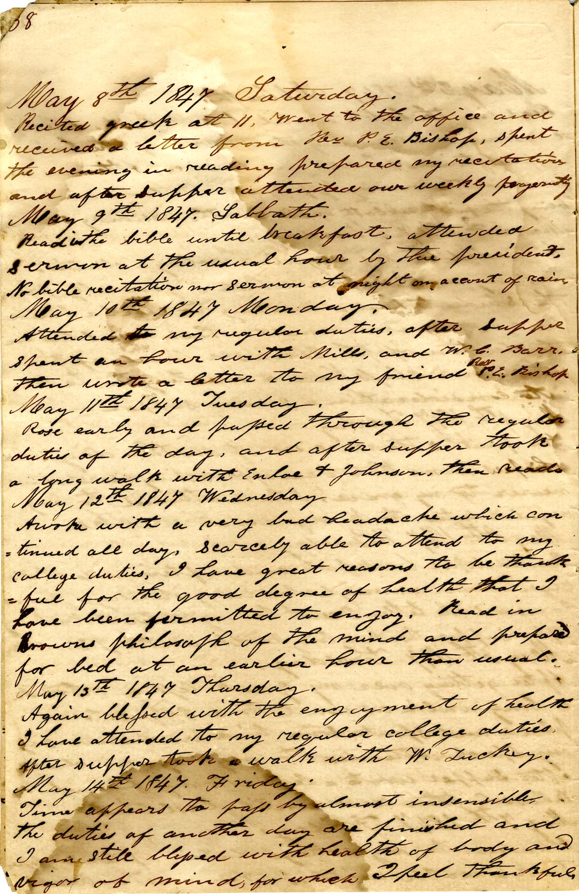 James Diary p.6