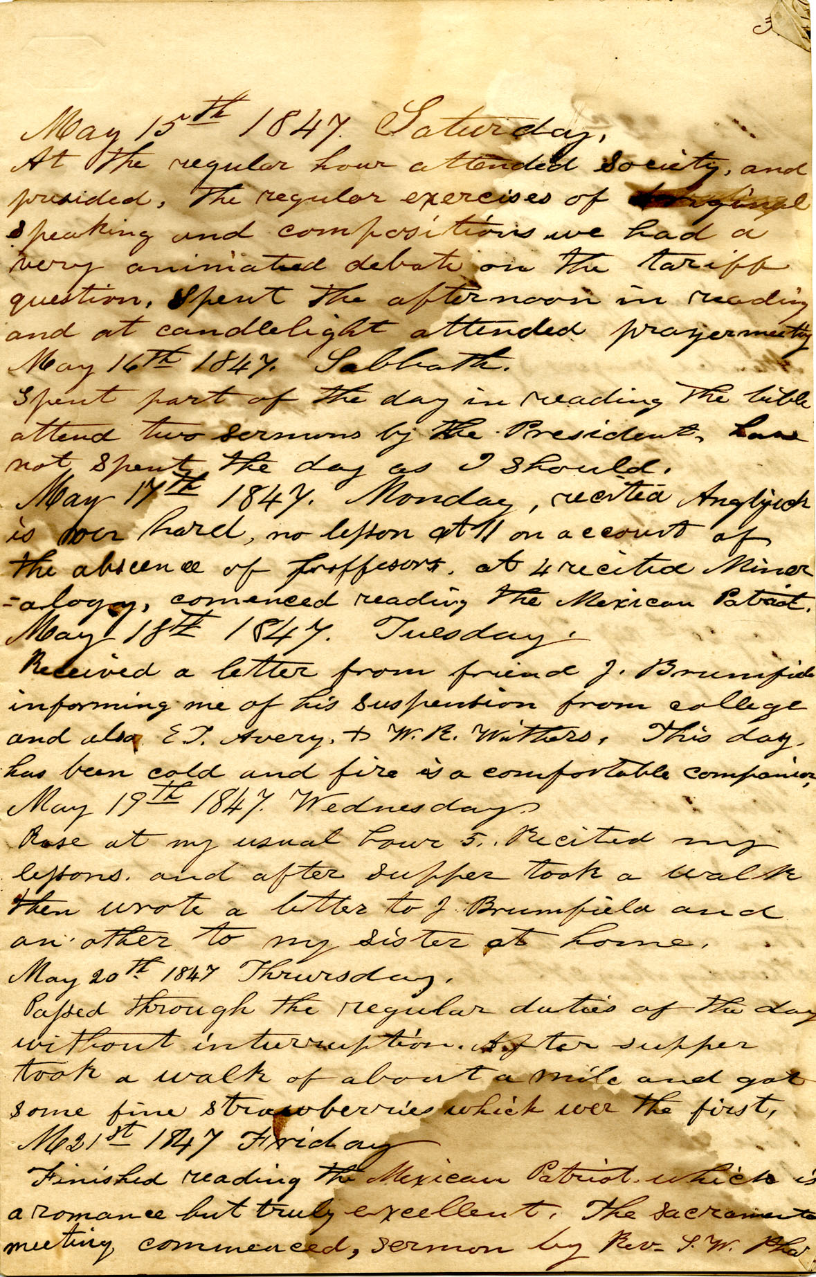James Diary p.7