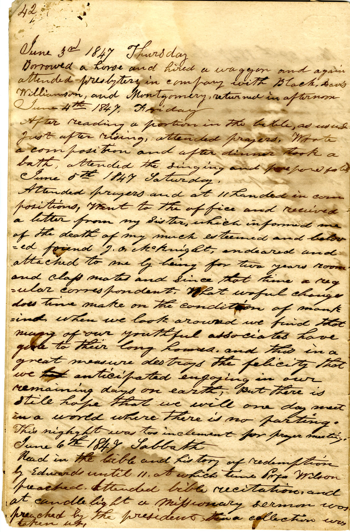 James Diary p.10