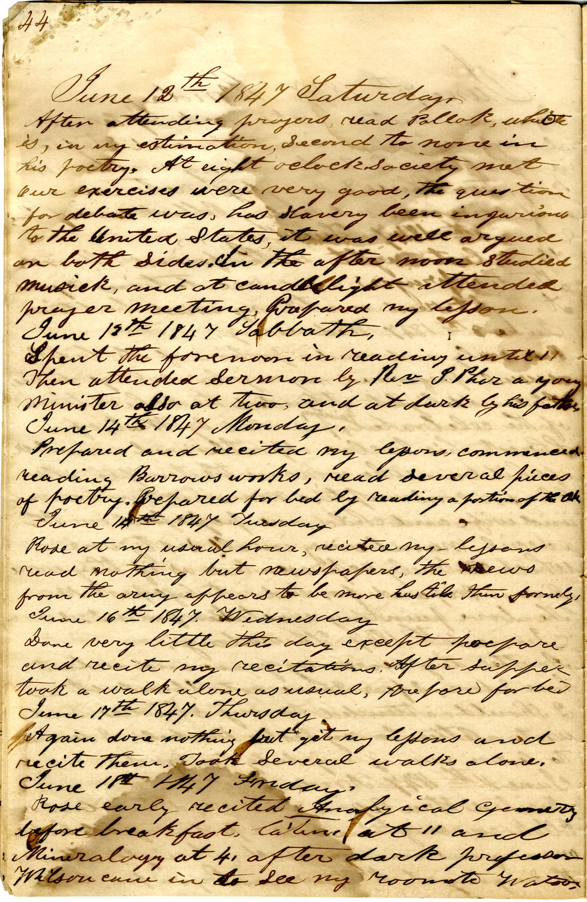 James Diary p.12