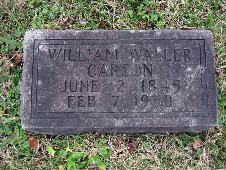 William W. Carson's grave