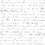 Handwritten letter, 1860, pg.2.