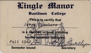 Lingle Manor Membership Card