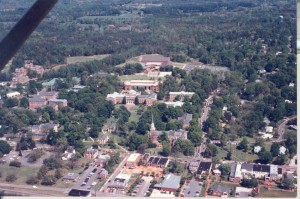 aerial photo, image in the 1990s with a view close to the perspective of the 1870 shot