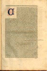 Somnium Scipionis ex Ciceronis libro de republica excerptum. / Macrobius, Ambrosius Aurelius Theodosius. Venice, 1492.