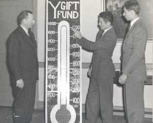 Y Gift Fund Photo of a thermometer scale measuring the amount of money being given