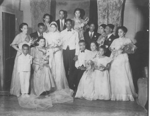 Wedding photograph from Erving Johnson collection