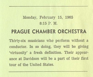 Program description for Prague Symphony Orchestra