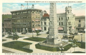 Pack Square, Asheville, NC, c 1926, Ratchford collectionLady Street in Columbia, SC by night, Ratchford collection