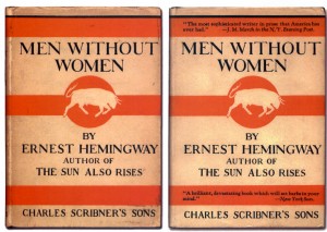 Different printings of Hemingway's Men without Women