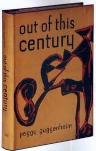 Jackson Pollock dust jacket, book titled, "out of this century"