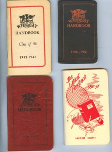 Covers of Wildcat Handbooks from the 1920s-1950s