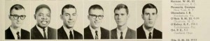 Yearbook photos with Georges Nzongola-Ntalaja as first year student