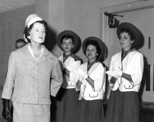 Rose Kennedy in Charlotte during 1960 election