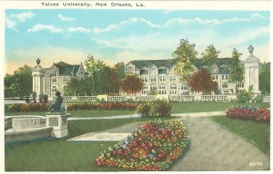 A Tulane postcard to go along with the Davidson postcards of the era captioned, "Tulane University, New Orleans, La."