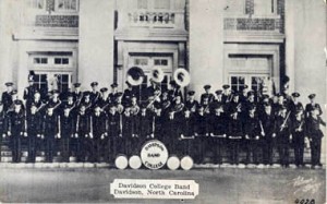 Davidson College Band in 1935 sporting new uniforms