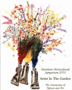 2001 Symposium Brochure. "Artist In The Garden"