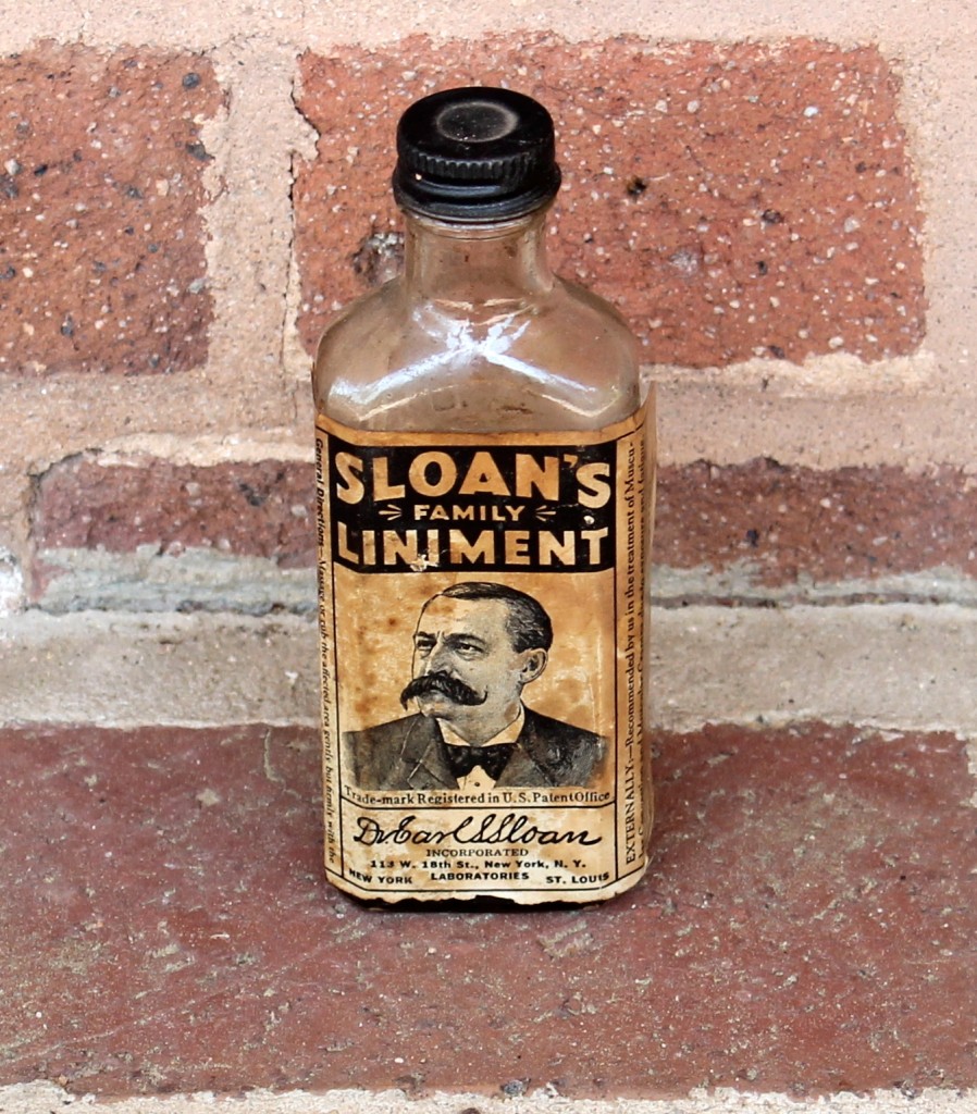 Sloan's Family Liniment: good for both animals and people!