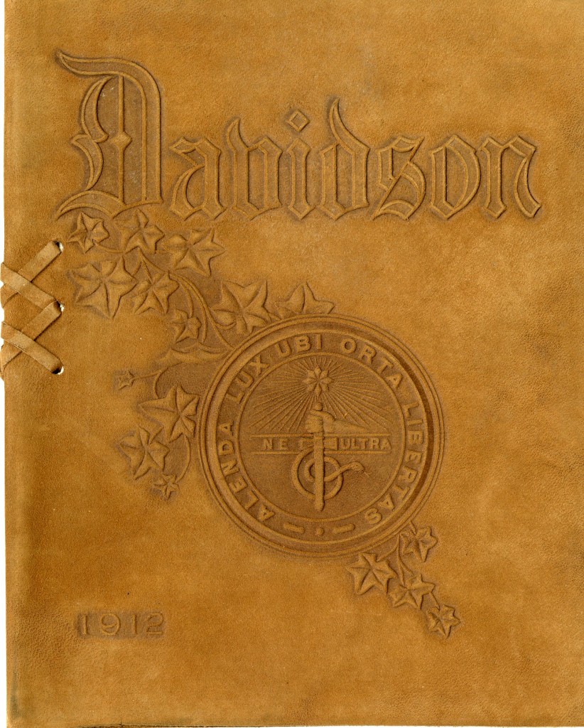 From 1912 until the late 1920s, commencement programs came in a variety of formats - including some bound in leather, as this 1912 example indicates.