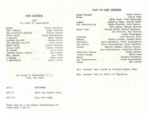 Born Yesterday cast and crew