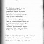 Wordsworth's Sonnets, 1910. Reference to his French daughter.
