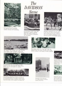 "The Davidson Scene" in 1969 with pictures of activities around campus