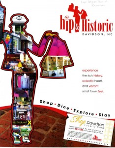 Town brochure for a new generation titled, "hip & Historic"