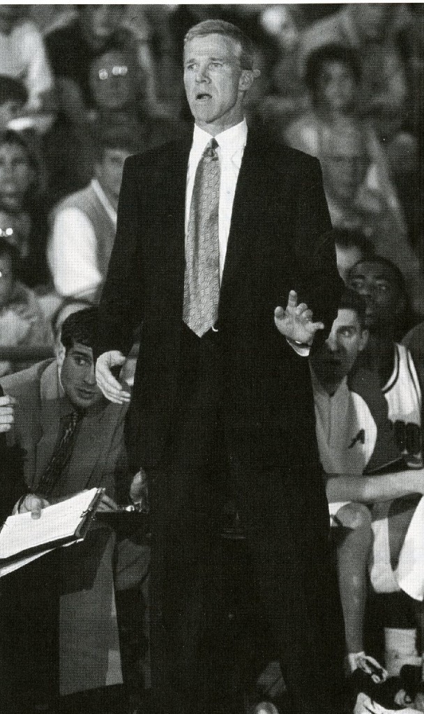 McKillop courtside, during the 1999 - 2000 season.