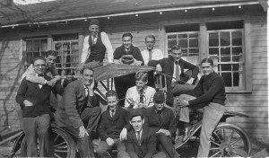 Davidson students circa 1925 - hoping their car will make it "To Cornelius or bust"