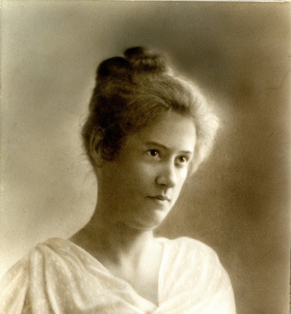 Portrait of Jennie Vardell Rumple Martin, taken in Charlotte circa 1900.